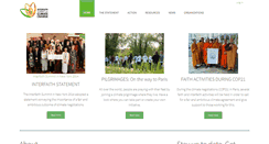 Desktop Screenshot of interfaithclimate.org